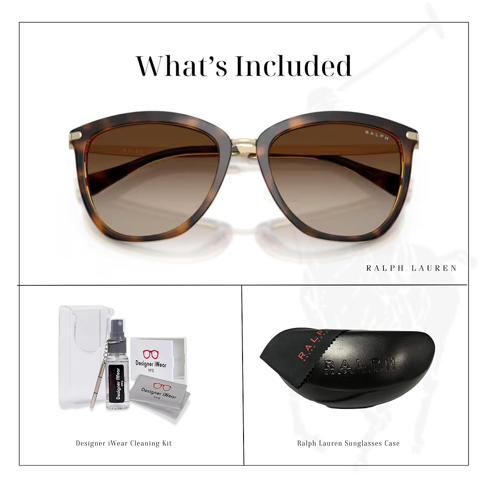 Amazon.com: Ralph Lauren RA5245 500313 55M Dark Havana/Brown